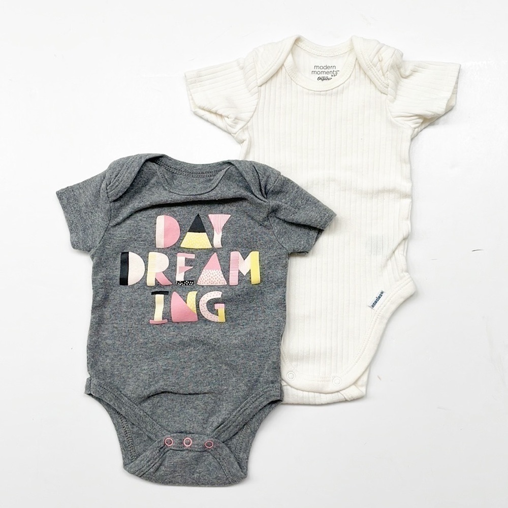 Emily & Oliver + Gerber baby girl bodysuits